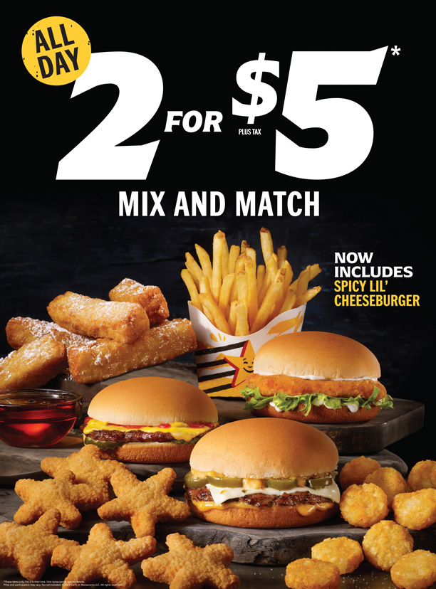 2 for $5 Mix & Match